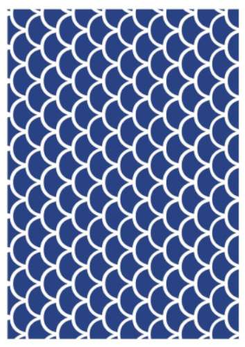 Printed Wafer Paper - Fish Scale Aqua - Click Image to Close